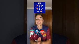 Mi predicción del Sorteo de Champions😱 [upl. by Yra]