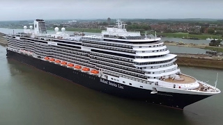 Drone flight Koningsdam  Holland American Line  Drone Addicts  Ijmuiden [upl. by Mccafferty640]