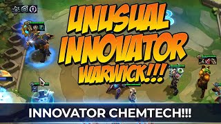 TFT  UNUSUAL INNOVATOR WARWICKTRYNDAMERE CARRY INNOVATOR CHEMTECH TEAMFIGHT TACTICS INDONESIA [upl. by Nwahsaj]