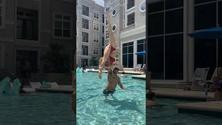 Acroyoga pool jam acroyoga acro calisthenics [upl. by Novad]