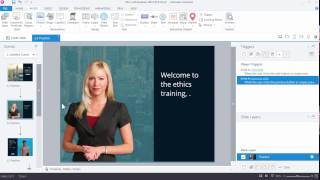 Articulate Storyline 360 Create an Interaction with a Text Variable [upl. by Asserrac]