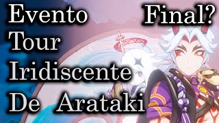 Evento El Gran Tour Iridiscente de la Roquera Vida de Arataki Final  Genshin Impact 46 [upl. by Yrrek]