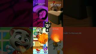 You Wake Up With A Sore Throat 😈😡🤖 mytalkingtom2 funny shorts animation memes [upl. by Anirehtak]