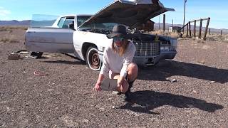 NEVER SEEN BEFORE ABANDONED CABINS NEVADA DESERT AREA 51 [upl. by Lottie]