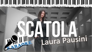 Laura Pausini Scatola Karaoke Base al piano con testo [upl. by Laks]