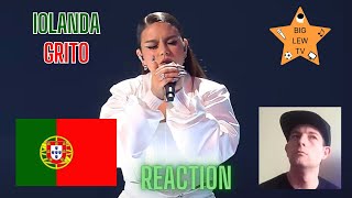 Iolanda Grito Reaction Portugal Eurovision 2024 [upl. by Yahska]