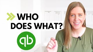 Client vs Bookkeeper ROLES in QuickBooks [upl. by Noteek332]