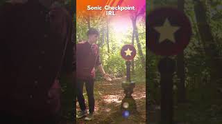 Sonic In REAL LIFE 1 Checkpoint shorts sonic vfx rtx [upl. by Coonan]