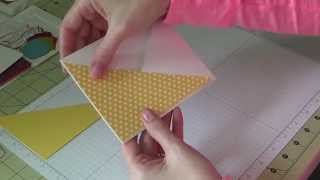 Stampin Up  Making a Criss Cross card [upl. by Johan987]