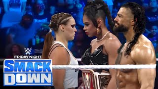 Ronda Rousey vs Bianca Belair amp Roman Reigns  FULL MATCH  WWE July 17 2024 [upl. by Aivital289]