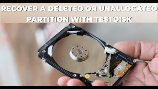 How to Recover a Deleted Partition with TestDisk [upl. by Ekihc]