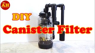 DIY Canister Filter Aquarium [upl. by Esela]