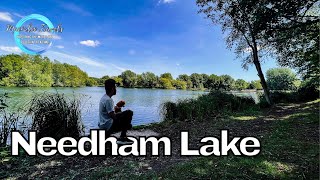 The beautiful Needham Lake  Needham Market Suffolk With a little guest 🐶 and drone footage [upl. by Toddy542]