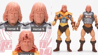 New Masters of the Universe Heman head sculpts revealed by Ramen Toy [upl. by Newby]