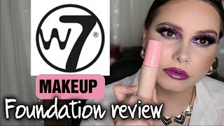 w7 Its Glow Time Radiant Foundation REVIEW  TUTORIAL  roxilovesmakeup [upl. by Eleynad]