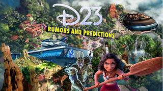 D23 Expo Disney Parks Announcement Predictions 2024 [upl. by Hong]