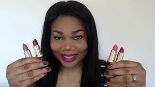 Loreal Paris Lipstick Review  Color Riche Matte Collection [upl. by Newnorb568]