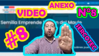 😱 Cómo postular a SERCOTEC 2021  Semilla Emprende Sercotec  Video ANEXO N° 8  PARTE 8 [upl. by Hseham505]