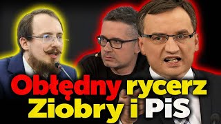 Obłędny rycerz Ziobry i PiS Szymon Jadczak atakuje sygnalistę który pogrążył Ziobrę i PiS [upl. by Liebermann]