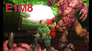 The Ultimate Doom Doom Remake 4 Mod  100 walkthrough  E1M8 Phobos Anomaly [upl. by Zzaj]