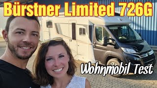 Bürstner Limited 726 G  Wohnmobil Test und Roomtour  Camping Luxus pur [upl. by Nylsoj]