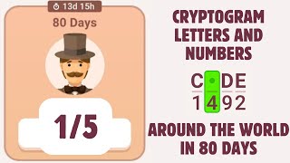 Cryptogram 80 days Event Solution  Chapter 15 [upl. by Aneret]