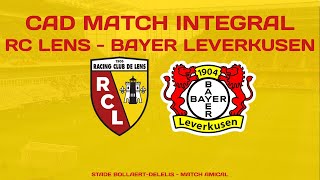 RC Lens  Bayer Leverkusen  Commentaires AD  Match Complet 05082024 [upl. by Ydnyc]