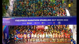 NHỮNG HÌNH ẢNH ẤN TƯỢNG TỪ GIẢI CHẠY VNEXPRESS MARATHON QUY NHƠN 2022 [upl. by Ileek]