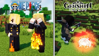 3 Amazing Epic Fight Addons One Piece SAO Genshin Impact  Minecraft 1165 1182 [upl. by Eelyrag]