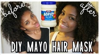 DIY  MAYO HAIR MASK [upl. by Kleper]