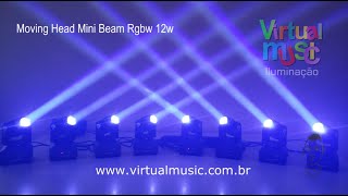 Moving Head Led Mini Beam 12w Rgbw Dmx Iluminacao Para Dj 4k 60fps [upl. by Donnenfeld231]