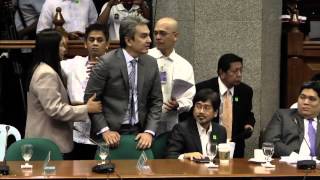 UNAs Tiangco Bautista not allowed to speak before Senate Blue Ribbon subcommittee [upl. by Nims629]