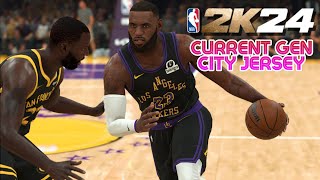 NBA 2K24 CURRENT GEN ALL CITY JERSEY [upl. by Jess766]