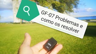 PT Problemas e Defeitos escuta espião Mini GPS GF07 [upl. by Bethel]