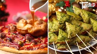 Advent Day 9 Merry Bites of Christmas  Festive Feasts from Santas Dunker Pizza to Tree Parcels [upl. by Cleary]