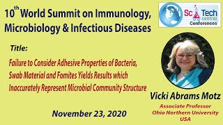 Vicki Abrams Motz  Ohio Northern University  USA  SciTech ImmunoMicrobiology 2020 [upl. by Nicki615]