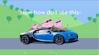 I edited Peppa Pigs family in a Bugatti part 5 [upl. by Ailegna]