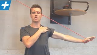 Theraband adduction to correct overhead shoulder movement  Feat Tim Keeley  No33  Physio REHAB [upl. by Prager]