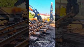 Railway Turnout Demolition Technique [upl. by Ahsinoj]