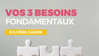 Les 3 Besoins Fondamentaux  Sylvère CARON [upl. by Blank]