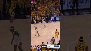 A Best of NBA Moment Andrew Nembhards Game 3 Dagger vs NYK in the Playoffs  Indiana Pacers [upl. by Sasnett]