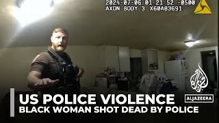 A black woman calls 911 to report suspected intruder shot in face by Illinois police [upl. by Batchelor]