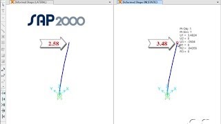 SAP2000  05 PDelta Analysis Watch amp Learn [upl. by Sirk805]