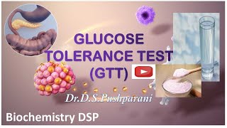 BiochemistryDSP Glucose Tolerance Test GTT Diabetes Mellitus Diagnosis of DiabetesBiochemistry [upl. by Tollmann]