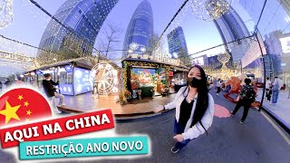 Atualização  China Ano novo chines Covid restrições Vídeo em 360 graus [upl. by Hawker]