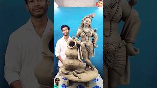 Makhan Chor Krishna🥰❤️  How to make Clay Krishna Idols makhanchor Krishna gopal makingKrishna [upl. by Folsom]