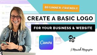 Canva Logo Design Tutorial for Beginners How to Create a Basic Logo Step by Step [upl. by Reinwald]