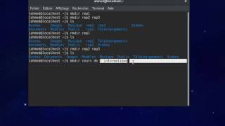 Commandes de base Linux  Ep03  Créer et supprimer un répertoire vide mkdir rmdir [upl. by Anyek]