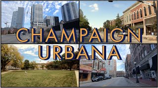 Champaign Urbana Illinois  Bicycle Tour [upl. by Yenetruoc]