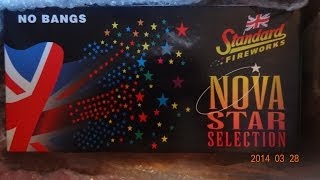 old standard Nova star selection box fireworks [upl. by Yremogtnom288]